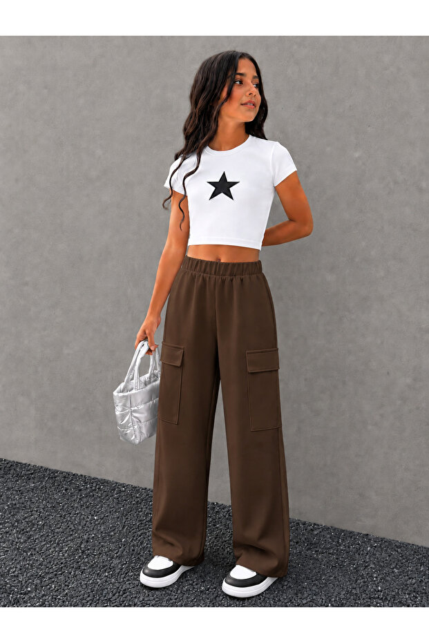 Cargo Pocket Sweatpants for Girls