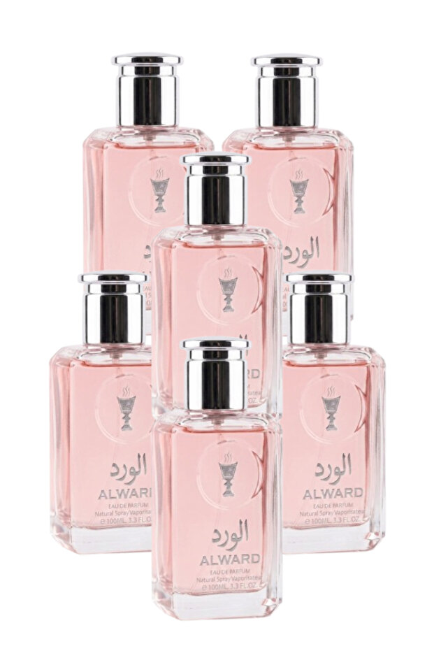 6 قطع من عطر الوَرَد 100 مل