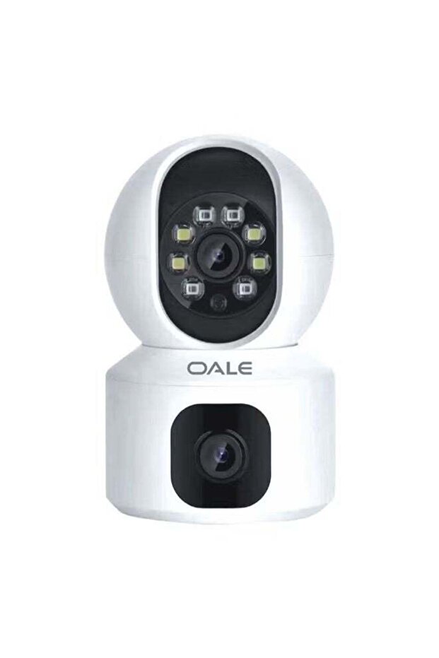 iHome 03 4MP Smart WiFi Security Camera, 2K Indoor CCTV Camera with 360° Panoramic View, IR Night Vision, Two-Way Talk, Motion Detection Alerts, V380 Mobile App, 128GB SD Card Support, Home Monit