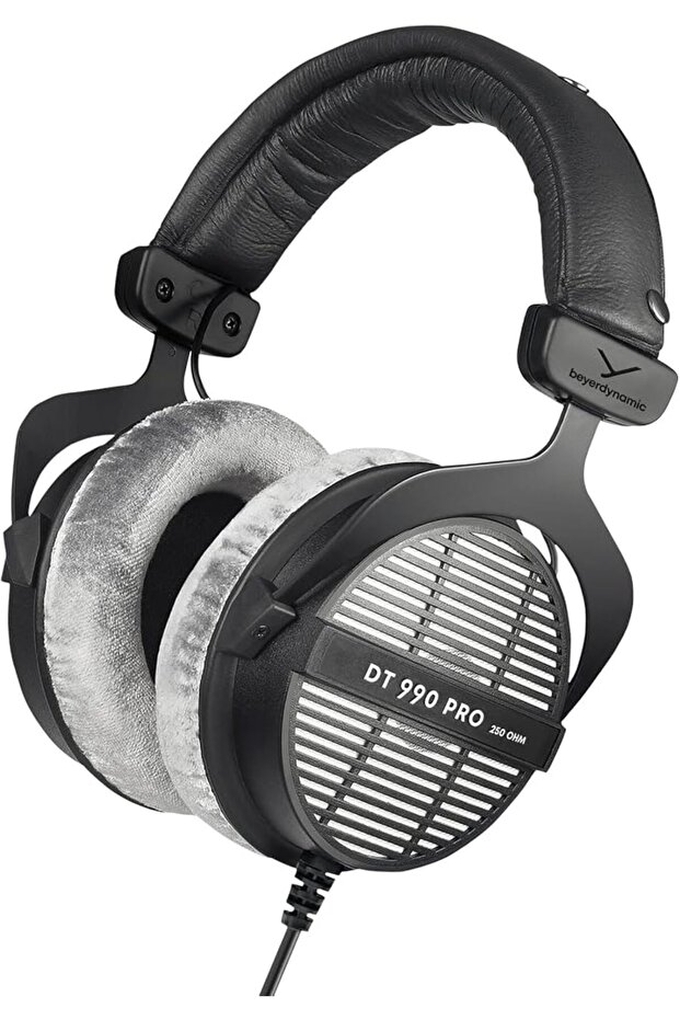سماعات رأس استوديو DT 990 Pro بمقاومة 250 أوم للخلط والماسترينغ والتحرير، سلكية