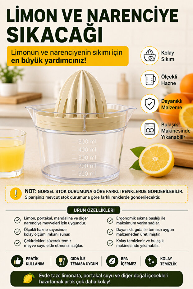 Lemon and Citrus Juicer - Mixed Color