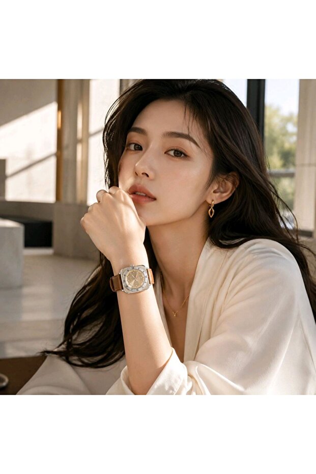 Premium Leather Strap Watch