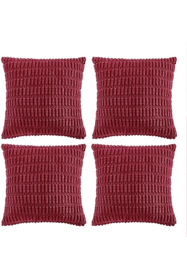 4 Packs Boho Fall Decorative Throw Pillow Covers 18x18 Inch for Living Room Couch Bed Sof