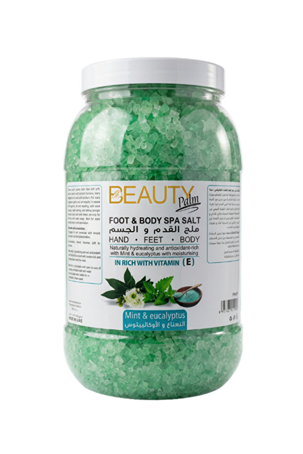 Foot & Body Spa Salt 5kg - Eucalyptus & Mint, Hard