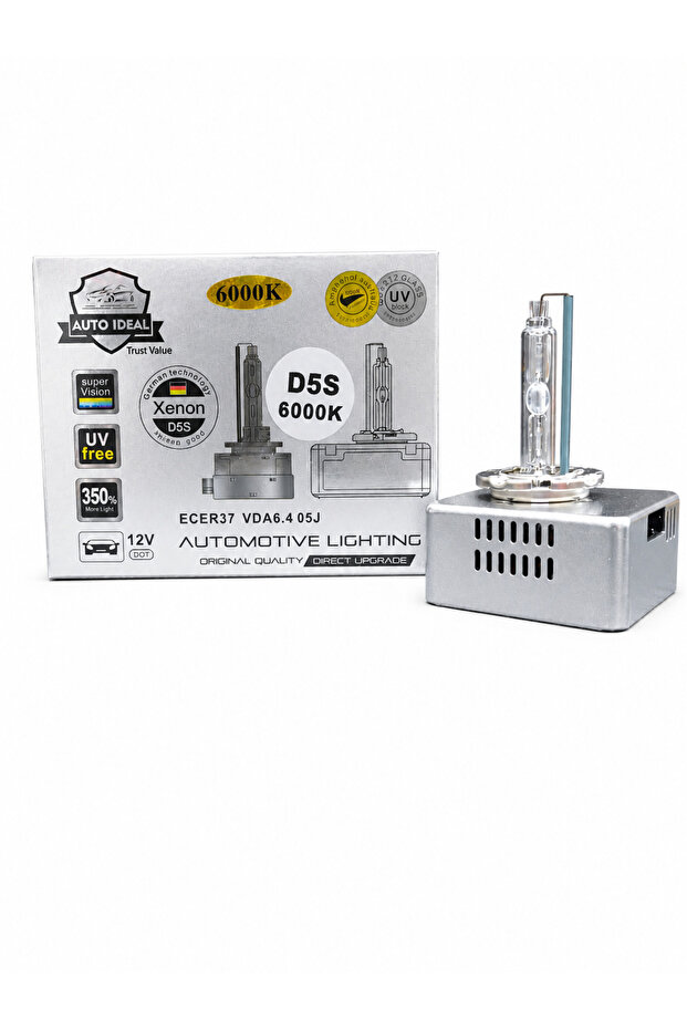 D-series D5S XENON Bulbs (6000K) Mega White D-series Bulbs D5S Xenon delivering a powerful 6000K Mega White light for maximum night visibility.