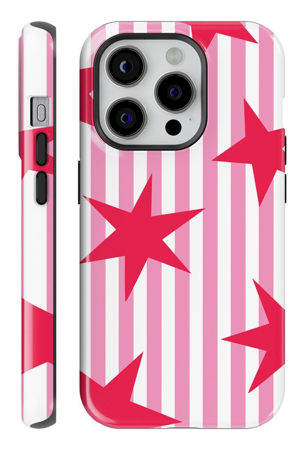 iPhone 14 Pro Max Stars Double Layer Full Covering Printing Glossy Protect Phone Case