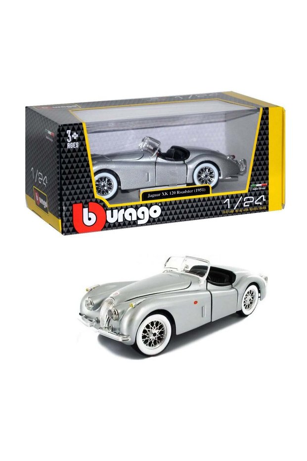 22018 1:24 Burago Jaguar XK 120 Roadster - 1 Piece