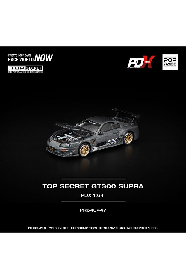Poprace Top Secret Gt300 Supra Pdx Fair Special 1/64Model Car