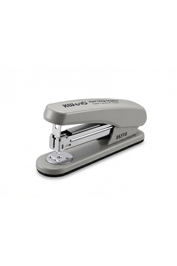 Half Strip Stapler | Stapler for Desk | 20 Sheet Effortless Stapler, Desktop Stapler Staple with One Finger | 05510