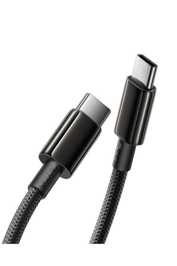 BASEUS 2m Black Baseus 100W Type C To USB C Cable For iPhone 16 15 Fast Charging Charger Cord For Ma