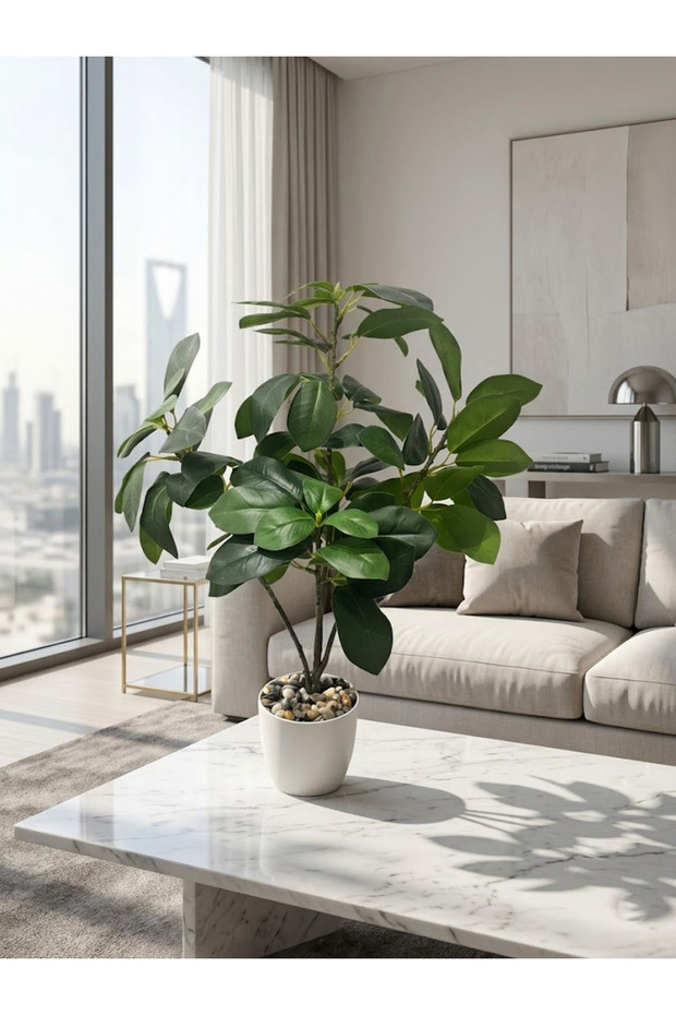 Artificial Plant in a Pot, 50cm High Interior Home Decor