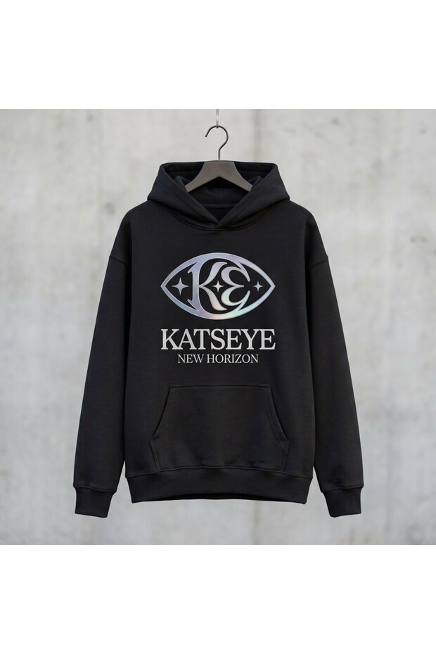 Katseye Printed Hooded 100% Cotton Kids Sweatshirt