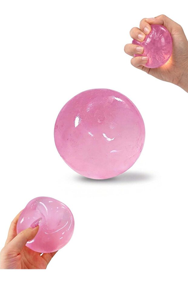 Coconut Oil Squishy Ball 6cm Handmade Squeeze Toy – Non-Sticky Glutinous Stress Relief Fidget Ball for Adults & Kids | Translucent All-Natural Gel Look Squeeze Ball | Unique Birthday Gift, Off