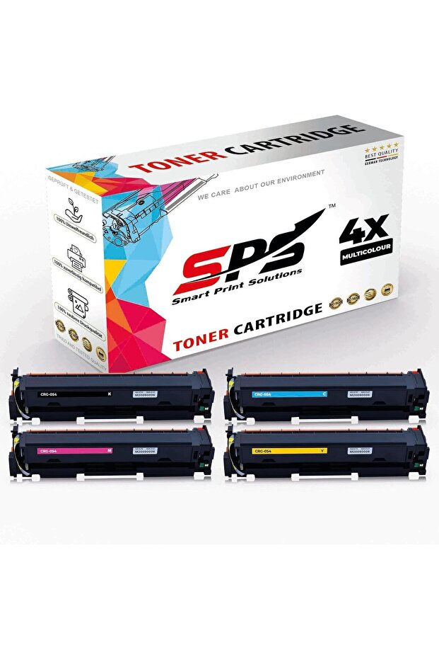 Compatible Toner Cartridges for Canon - CRG-054 | 4x Multicolor | Yield upto 1,500 Pages