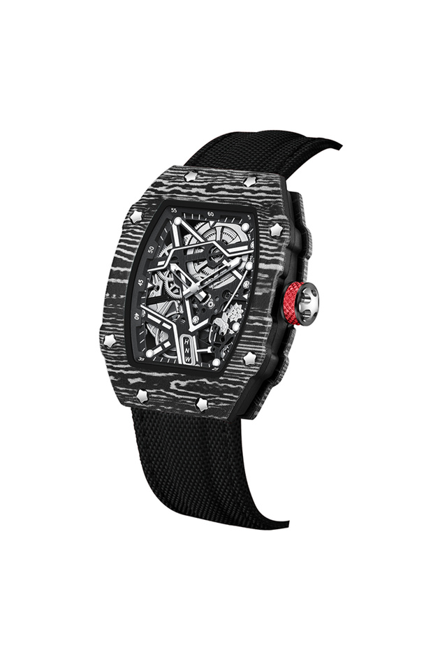 black New Sports Fashion Quartz Watch for Men and Women, Ultra-Thin Barrel Series, Trendy and Fashio