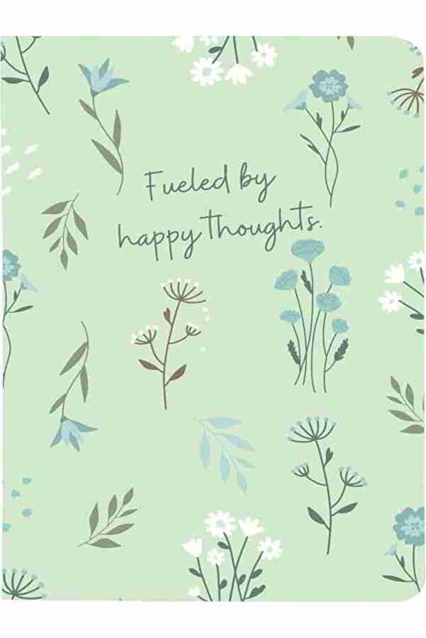 BOUND N FOUND 90 GSM A5 Ruled Notebook: 160 Pages (Happy Thoughts)