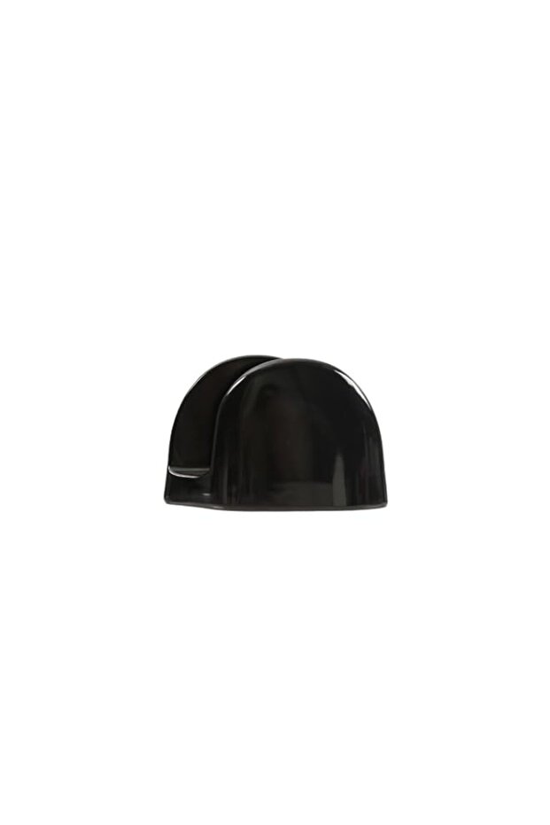 Vague Melamine Tissue Holder, 12.3 cm x 4.5 cm x 8.5 cm Size, Black