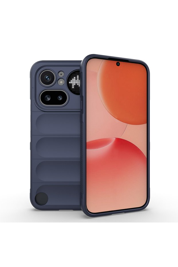 حافظة هاتف Nothing Phone 4A Pro مصنوعة من السيليكون المرن مع شريط لاصق لحماية الكاميرا LCKC