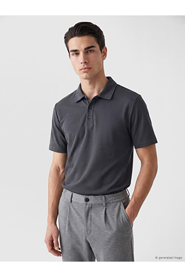 Esvab • Modern & Distinctive Devrik Roba Collar Men's T-Shirt