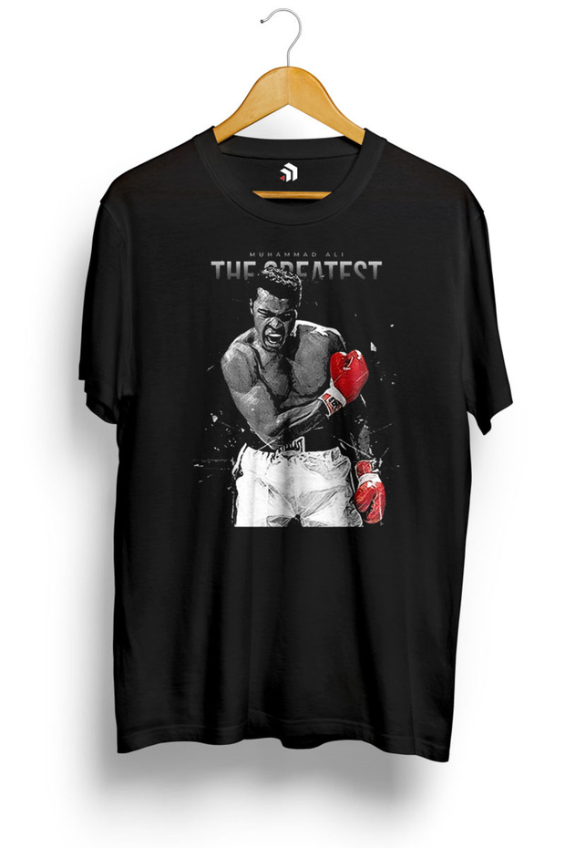 Muhammad Ali Baskılı Tişört