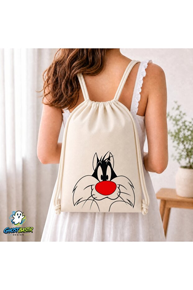 Sylvester Drawstring Linen Bag C302