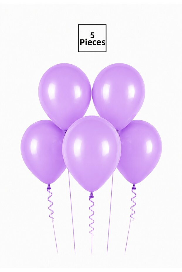 Lilac Balloons 5 Pieces