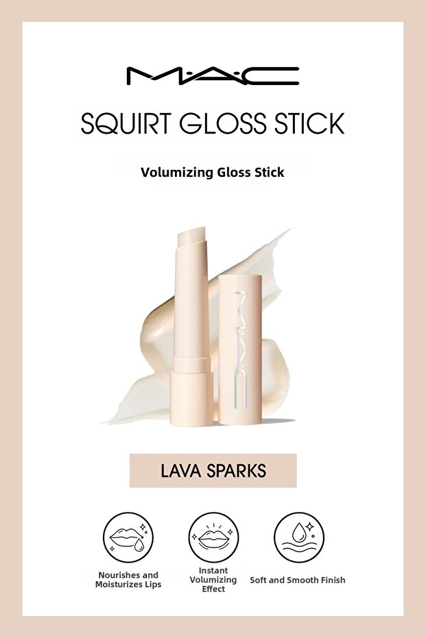 M·A·C Squirt Gloss Stick Plumping Effect Stick Gloss - Lava Sparks