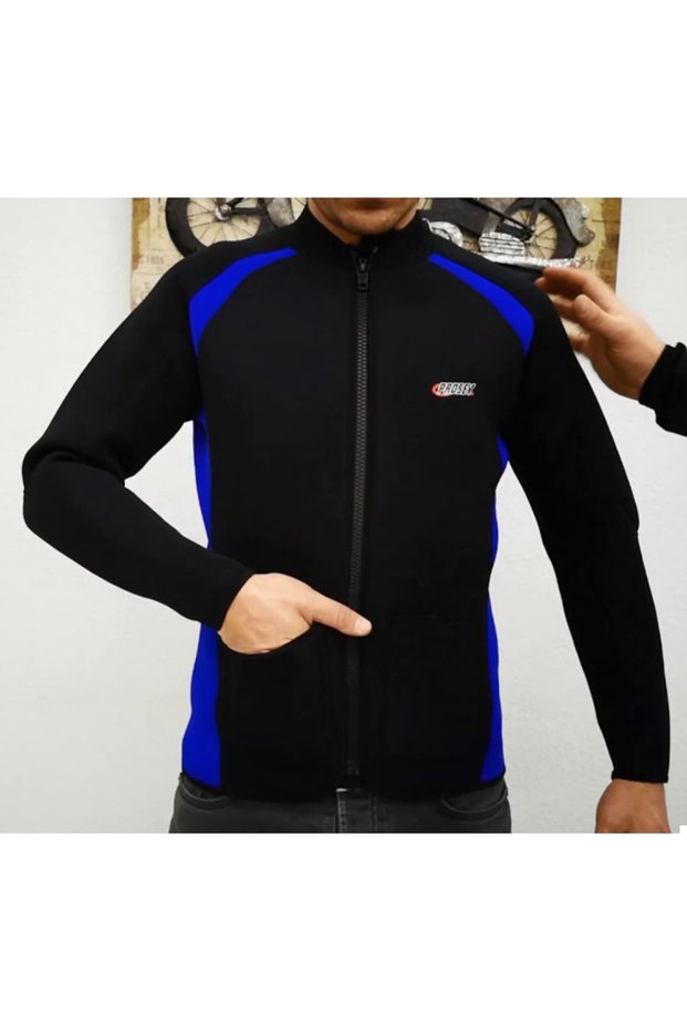 Motorcycle Neoprene Vest Long Sleeve with Pocket Anti-Sweat Windproof Sleeve Motor Vest