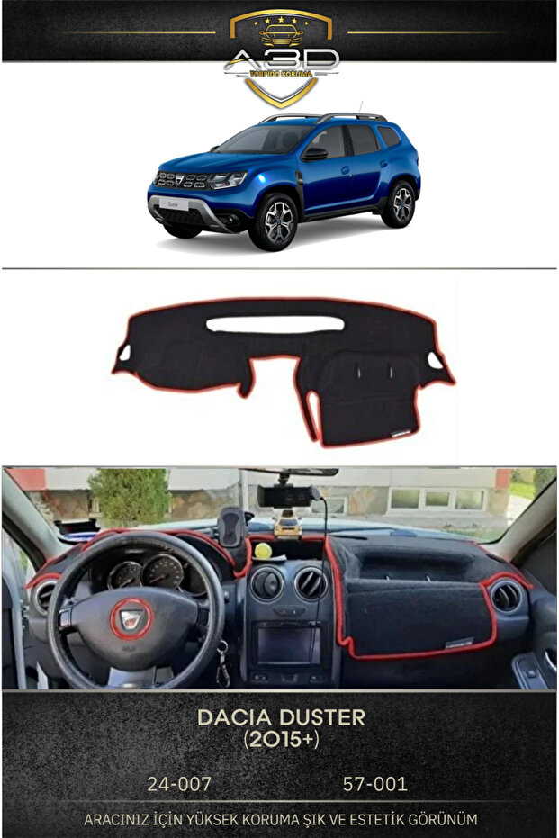 Dacia Duster (2015+) Front Chest Panel Dashboard Protection Protective Cover Carpet Cover Spare Part