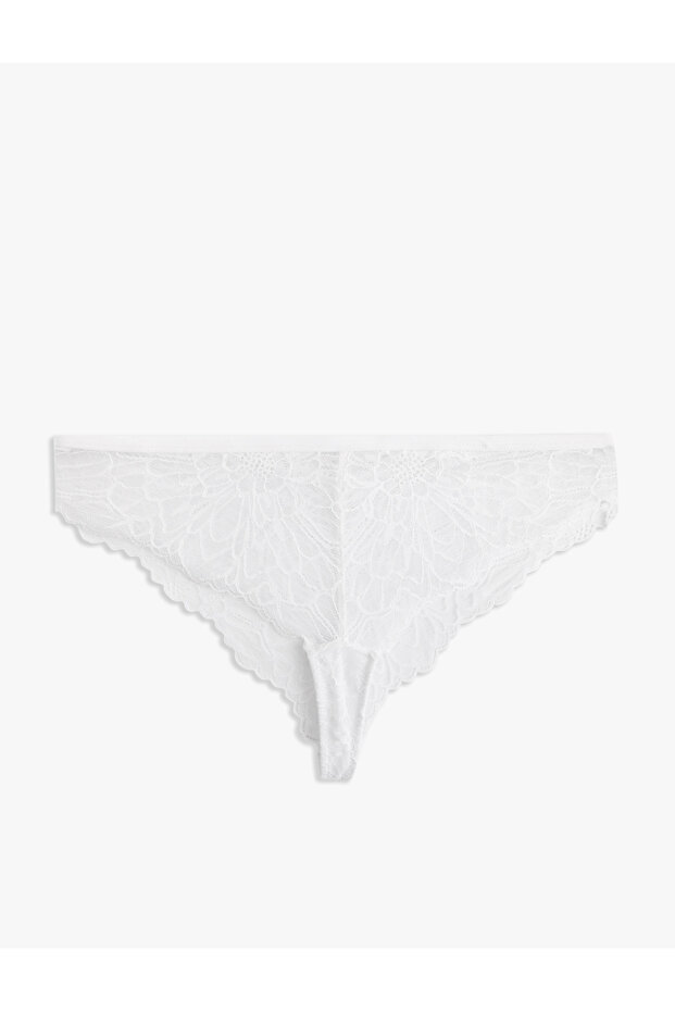 Normal Waist Lace Brazilian Panties
