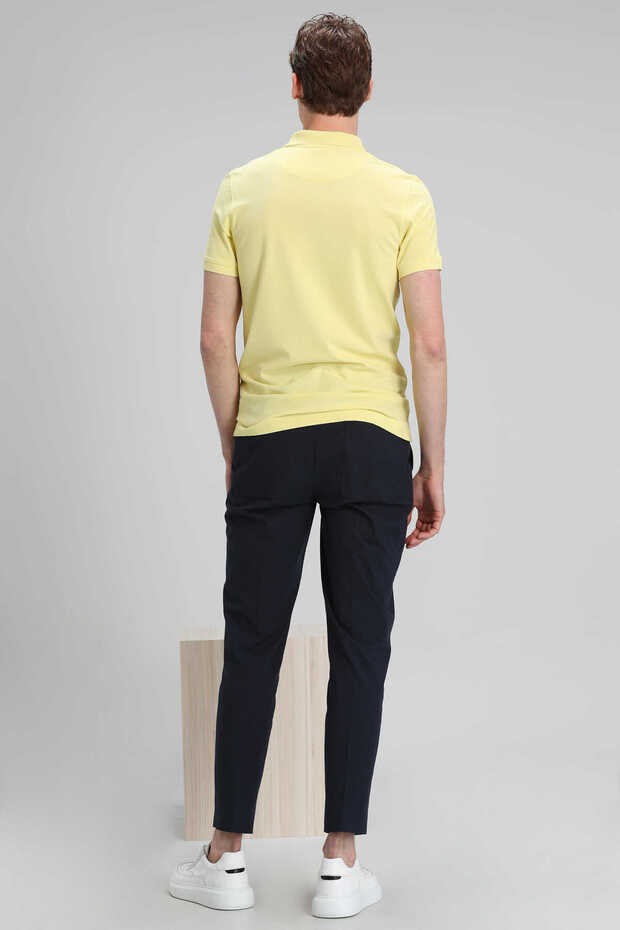 Laon Spor Polo Erkek Tişört Sarı - 5