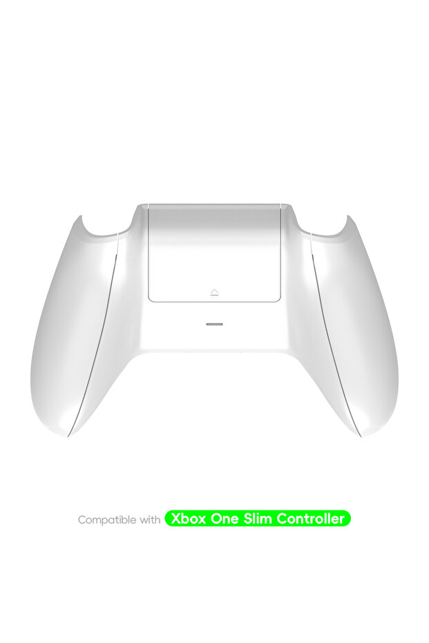 غطاء بطارية خلفي لجهاز تحكم Xbox One Slim اللاسلكي باللون الأبيض من Data Frog طقم غطاء خلفي يدوي - 1