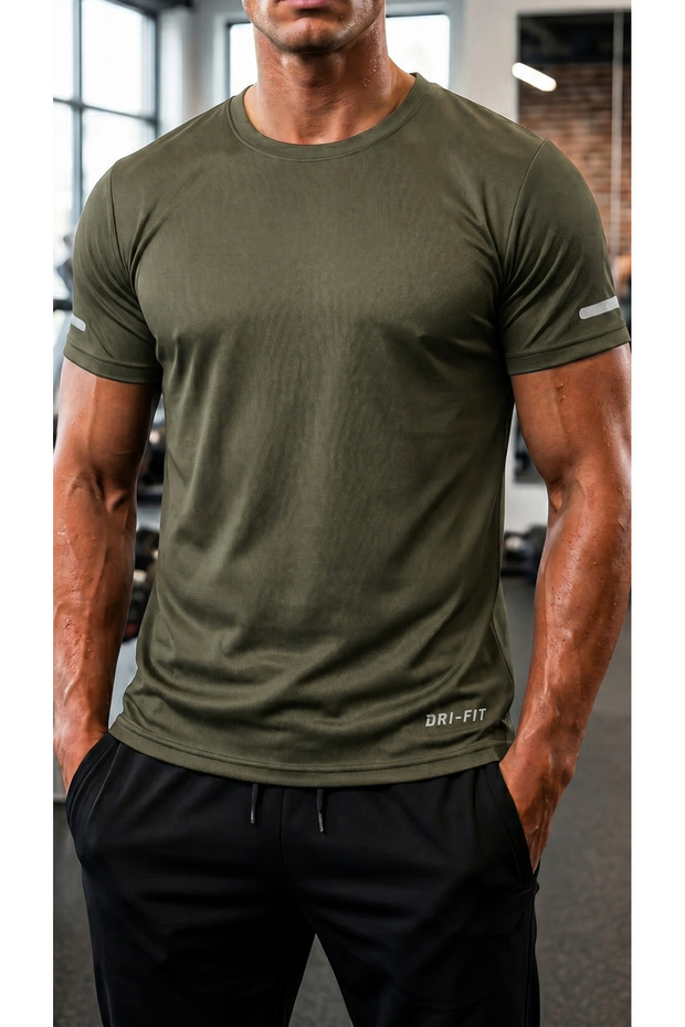 Men's Moisture Wicking Quick Dry Athletic Technical Performance Sports T-shirt