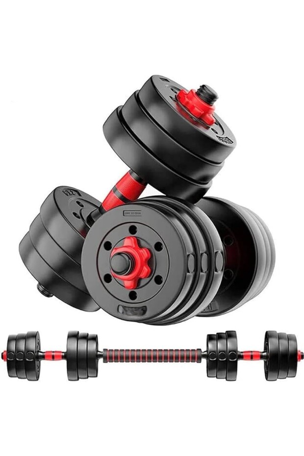 دمبل متعدد الأوزان 30 كجم – Adjustable Dumbbell مع وصلات بار