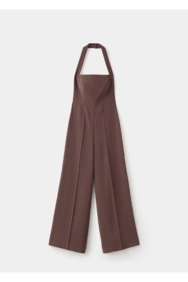 Jumpsuit with Halter - 3
