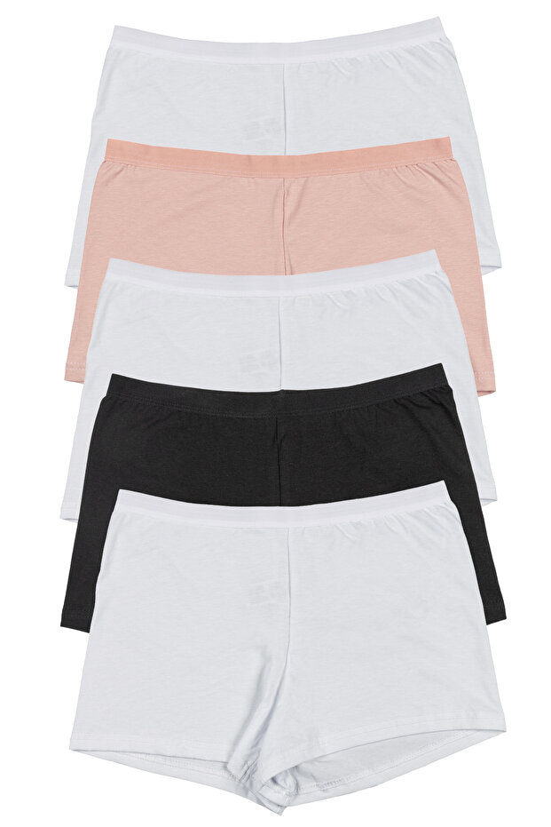 Damen-Boxershorts im 5er-Pack Mixcolor - 1