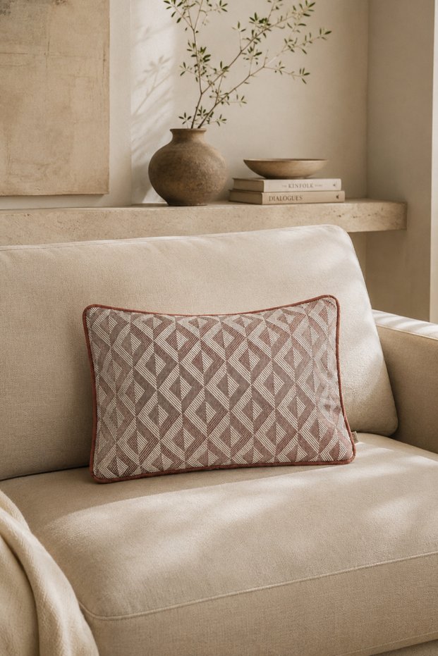 Cos Dried Rose Rectangular Throw Pillow Cover (30X50)