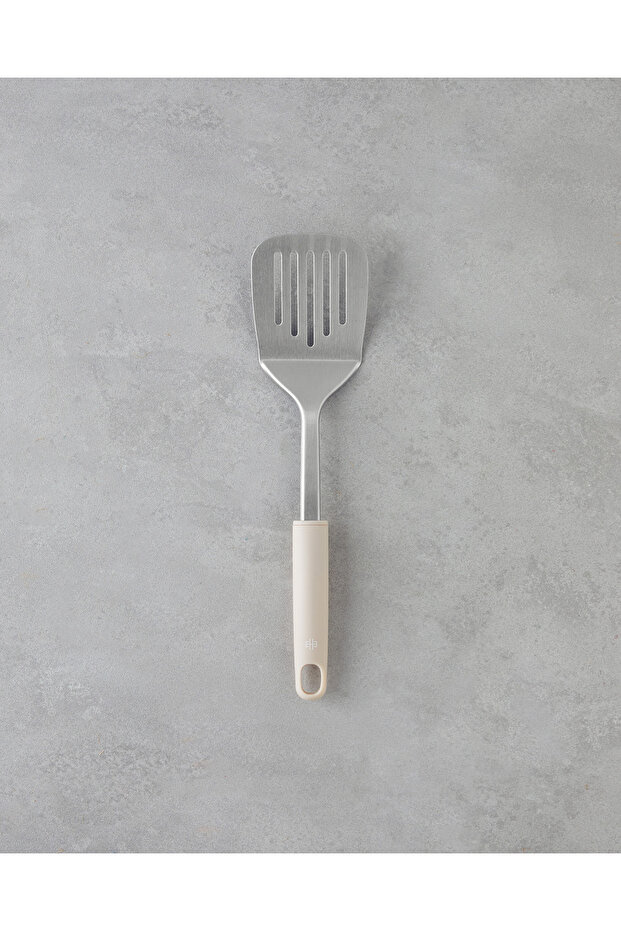 Maisy Stainless Steel Grill Spatula 34 cm Cream