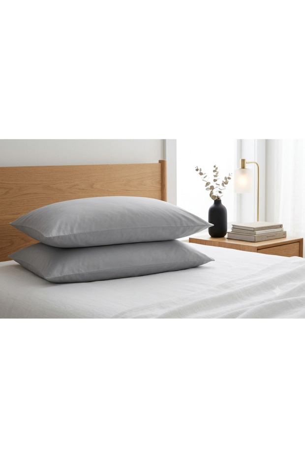 Pillow Mitili 2 Pieces White with Zipper (48X67) High Quality Durable Beautiful Stylish