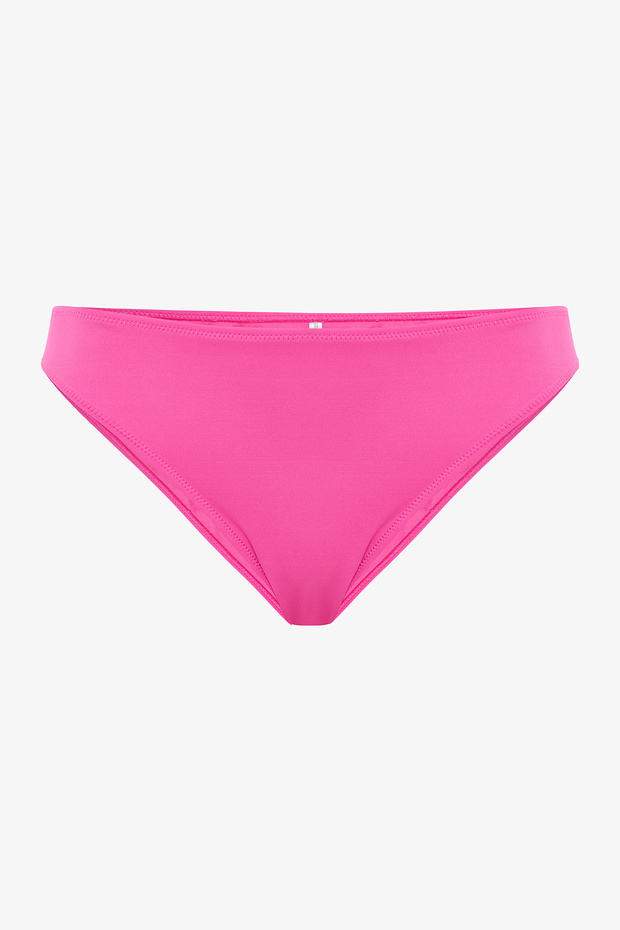 Ροζ Slip Bottom Bikini - 4