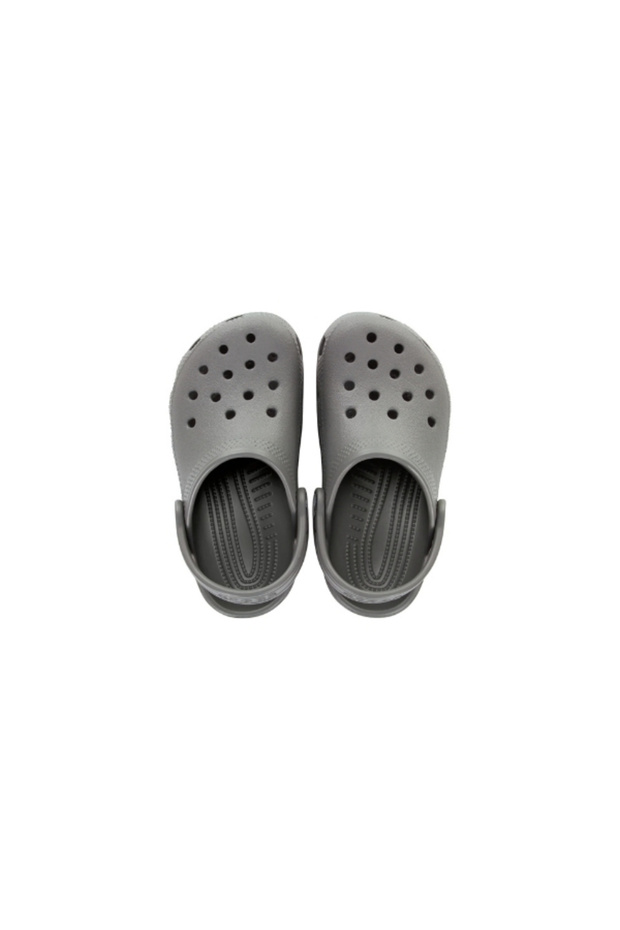 Papuci gri pentru copii Classic Clog - 4