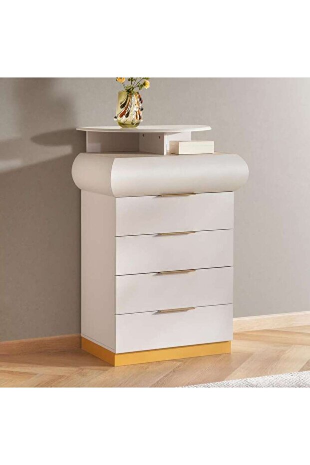 Martoni Chest Of Drawer - Light Grey
