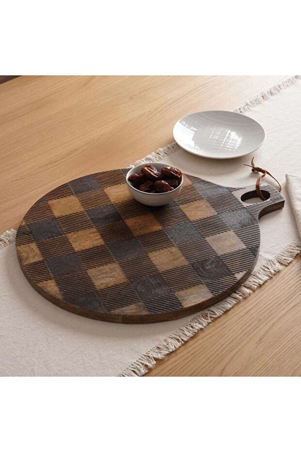 Legna Round Serving Board 48x41x2cm - Natural