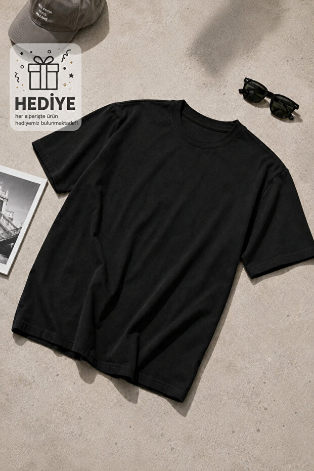 Plain Crew Neck Comfortable Fit Unisex Casual Seasonal T-Shirt