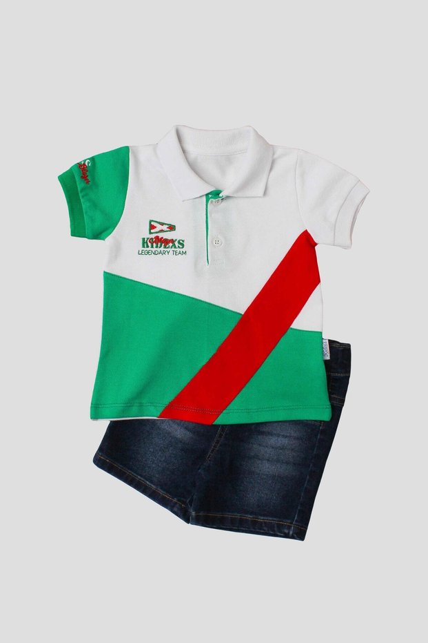 Baby Boy Cotton Polo Suit Pants Top Double Suit Wedding Birthday Engagement Wedding Feast