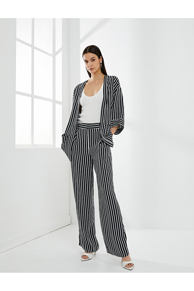 Palazzo Trousers Wide Leg High Waist Pocket