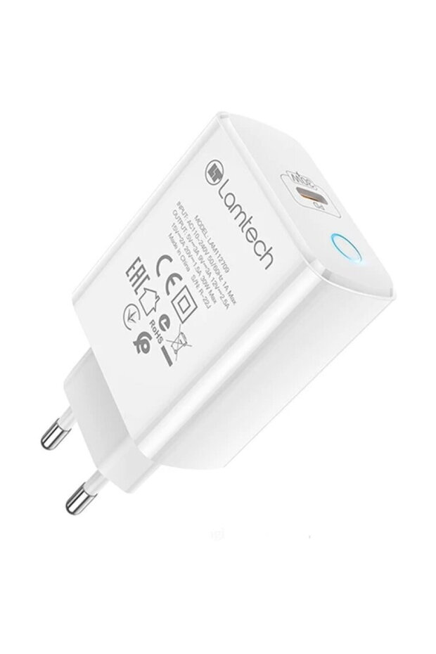 PD 1xUSB-C 30W Alb - 1