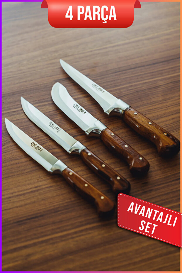 4 Parça Mutfak Bıçağı Seti
