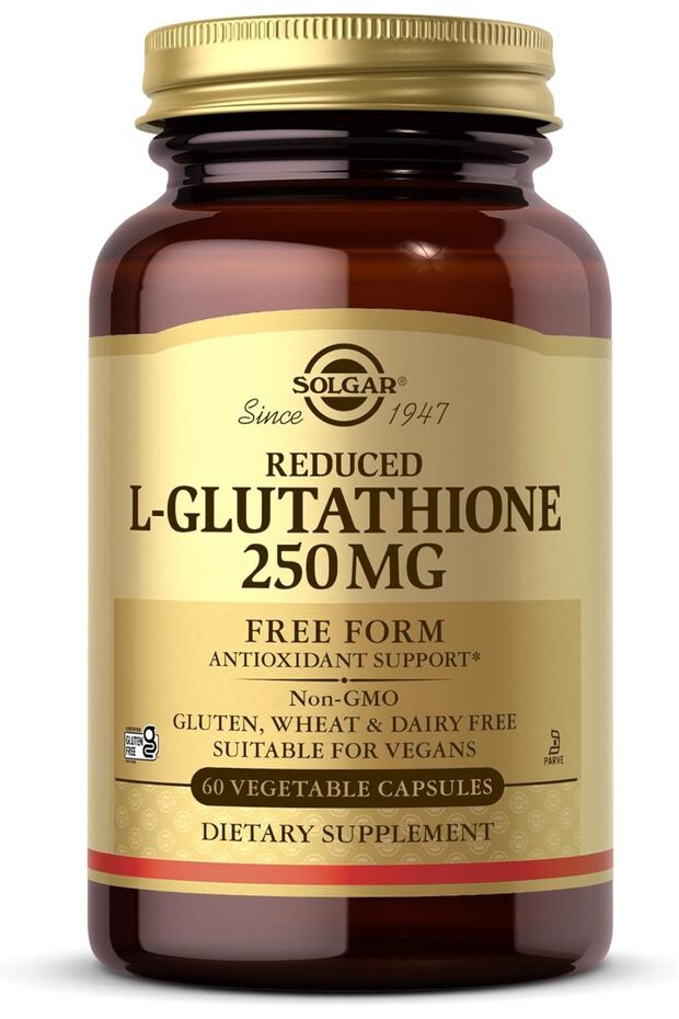 Reduced L-glutathione, 250 mg, 60 Vegetable Capsules, Amino Acids & Protein, Immune Support, General Health