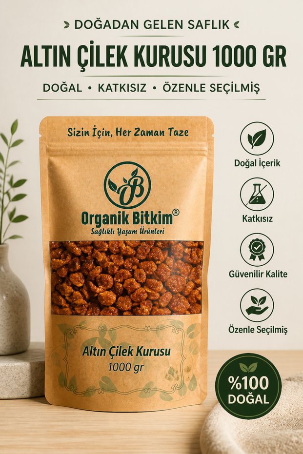 Dried Golden Strawberries 1000 gr